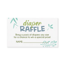 Jungle Diaper Raffle Biljett