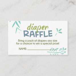 Jungle Diaper Raffle Biljett Tilläggskort