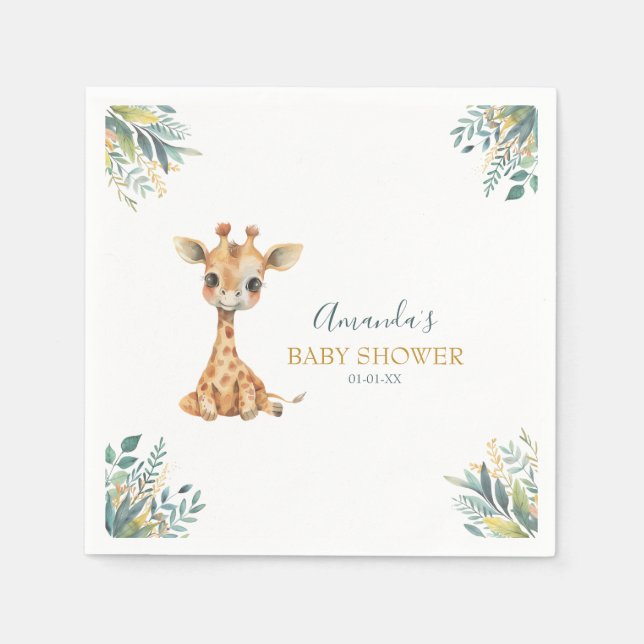 Jungle-djur av Vild Pappersservett (Framsidan)