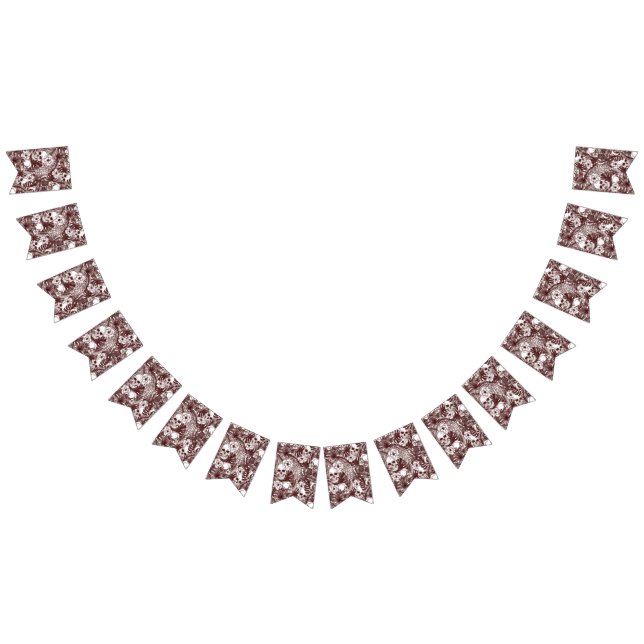 Jungle Döskallar Banner Vimplar (Alla)