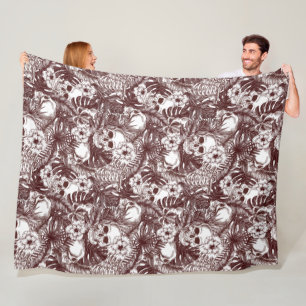 Jungle Döskallars Fleece Blanket
