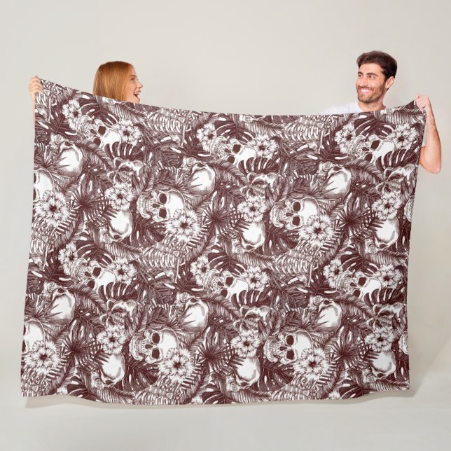 Jungle Döskallars Fleece Blanket (På plats)