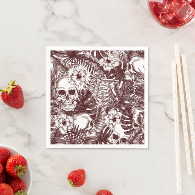 Jungle Döskallars Papper Napkins Pappersservett (Insitu)