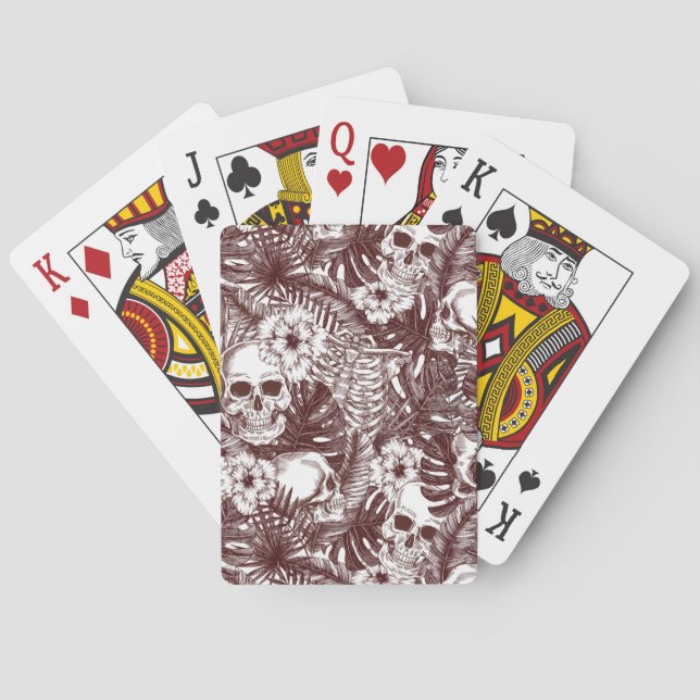 Jungle Döskallars Spelkort (Baksidan)