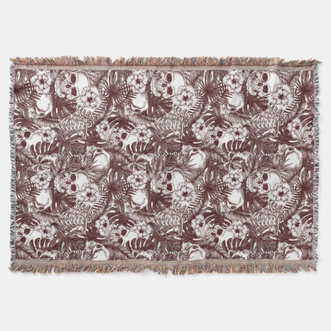 Jungle Döskallars Throw Filt (Framsidan)
