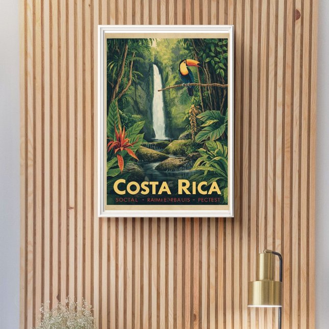 Jungle Escape – Vintage Costa Rica Travel  Poster (Skapare uppladdad)
