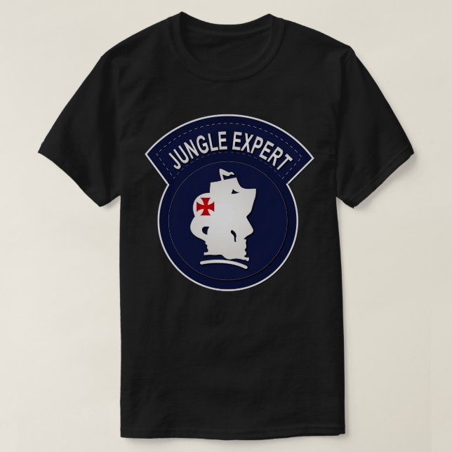 Jungle Expert Badge T Shirt (Design framsida)