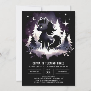 Jungle Fantasy Horse Birthday Inbjudningar