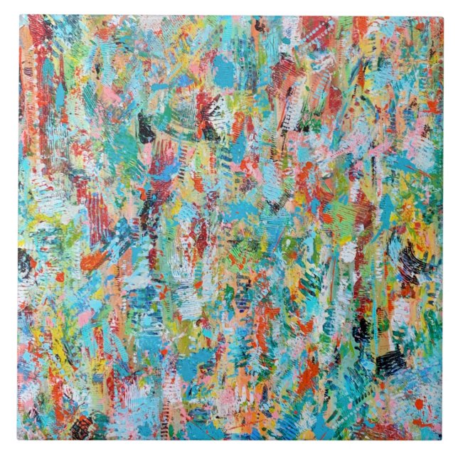 Jungle Fever 6 x 6 Keramisk Platta Kakelplatta (Framsidan)