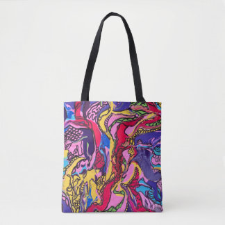 "Jungle Fever" Design Tote Bag Tygkasse