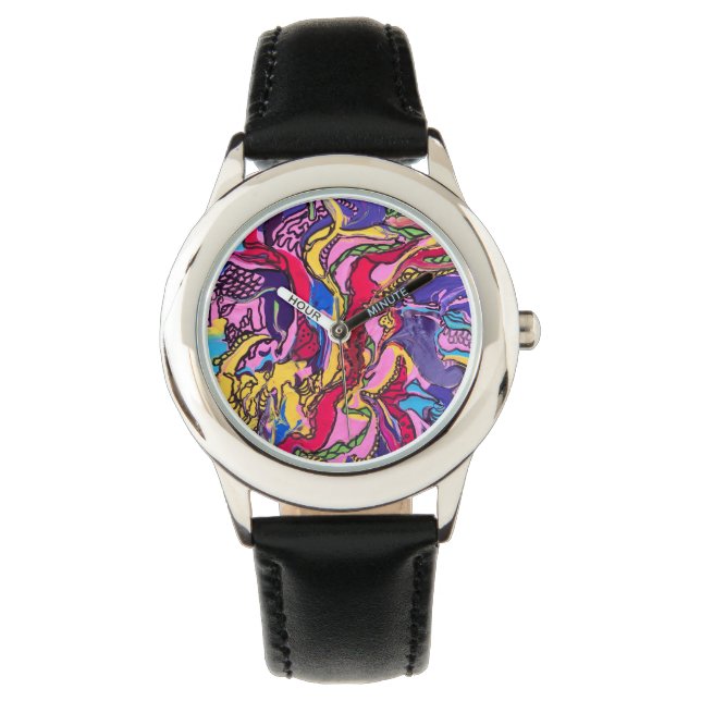"Jungle Fever" Design Watch Armbandsur (Framsida)