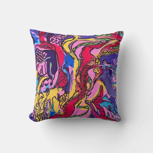 Jungle Fever Luxury Pillow Kudde (Framsida)