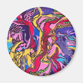 "Jungle Fever", runda magneter för design