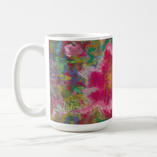 Jungle Flower Monogram Mugg (Vänster)