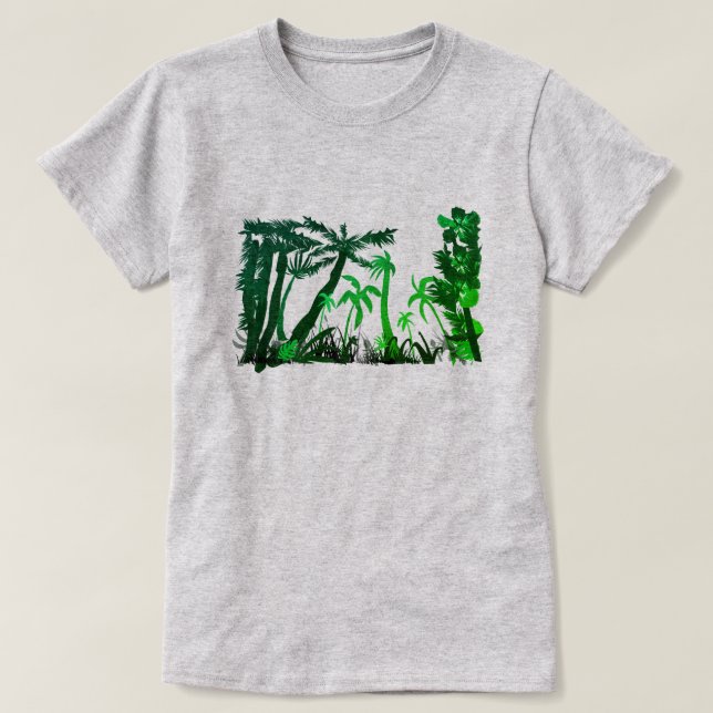 Jungle foliage t shirt (Design framsida)