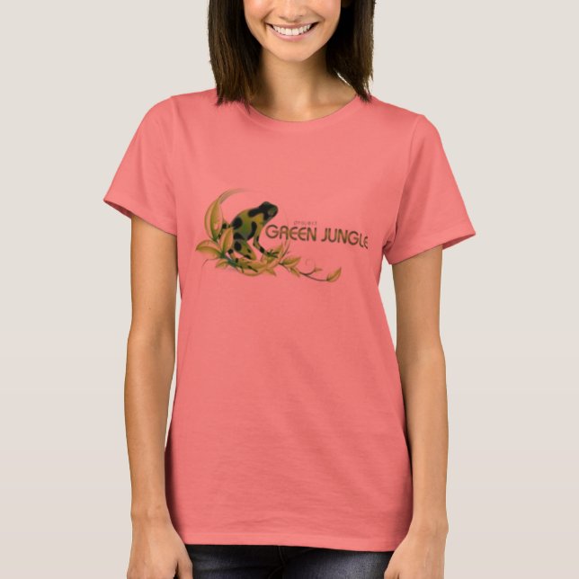 Jungle för Project Grönt T-shirt (Framsida)