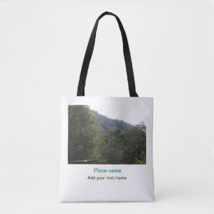 Jungle forest träd moutain resa tillför ställe nam tygkasse