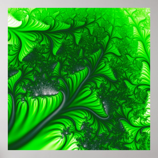 Jungle fractal poster (Framsidan)