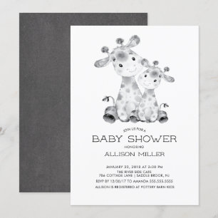 Jungle Giraffe Baby Shower-inbjudan Inbjudningar