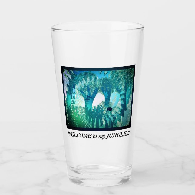 Jungle Glass Tumbler Glaskopp (Framsida)