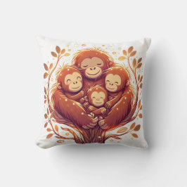 Jungle Harmony: Orangutan-Inspired Kudde