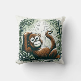 Jungle Harmony: Orangutan-Inspired Kudde