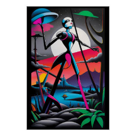 Jungle Hatter Perfect Poster