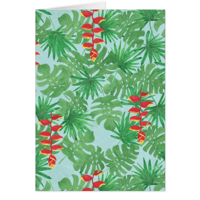 Jungle Himlar Hälsningskort (Framsidan)