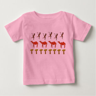 Jungle illustration Bodykostym T Shirt