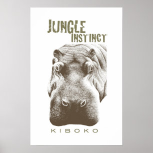 Jungle Instinct™_Kiboko_2, brunt Poster