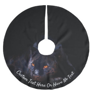 Jungle Jaguar Leopard Black Cat Panther Brushed P Julgransmatta Borstad Polyester