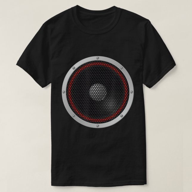 Jungle Jamaican Music Speaker System T-Shirt (Design framsida)