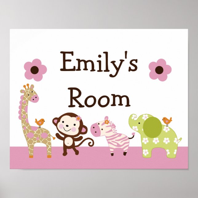 Jungle-jill-djur Poster/skriver ut väggkonst (Framsidan)