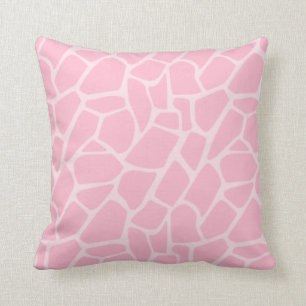Jungle Jill Giraffe Rosa Mönster Decorative Pillow Kudde