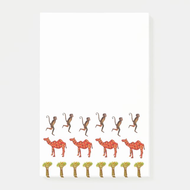 Jungle Jingle Teckning Post-it Notes (Framsida)