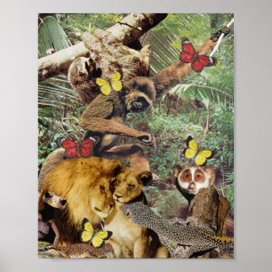 Jungle Jive-tryck Poster