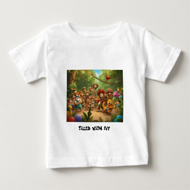 Jungle Joy: Släpp loss din inre Vild en T Shirt (Framsida)