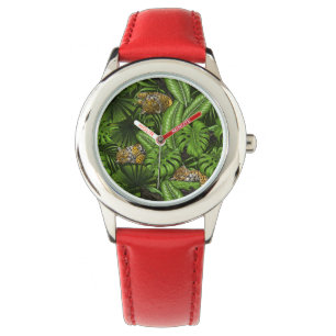 Jungle kattunge armbandsur