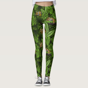 Jungle kattunge leggings