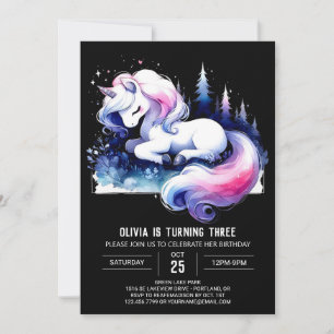 Jungle Kids Horse Birthday Inbjudningar