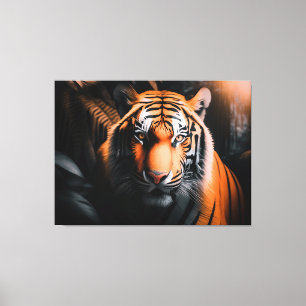Jungle Kung - Tiger Canvastryck