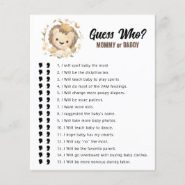 Jungle Lejonare Kung Gissa Vem Mamma eller pappa G