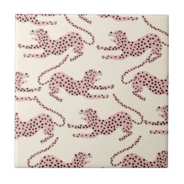 Jungle Leopard Kakelplatta