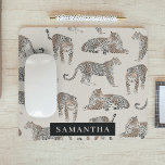 Jungle Leopard Vild Animal Mönster Musmatta<br><div class="desc">Jungle Leopard Vild Animal Mönster</div>