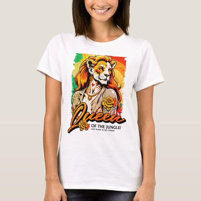 Jungle Lioness T-Shirt (Framsida)