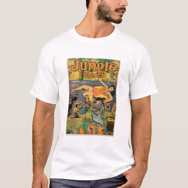 Jungle Lord - Gorillas - Monkey - Jungle Boy T Shirt (Framsida)
