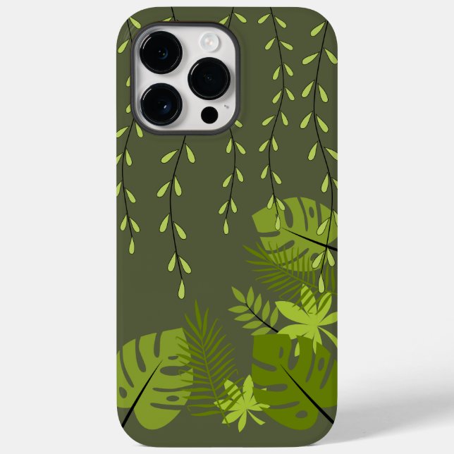 Jungle Löv Fodral-Mate iPhone 14 Pro Max Fodral (Baksida)
