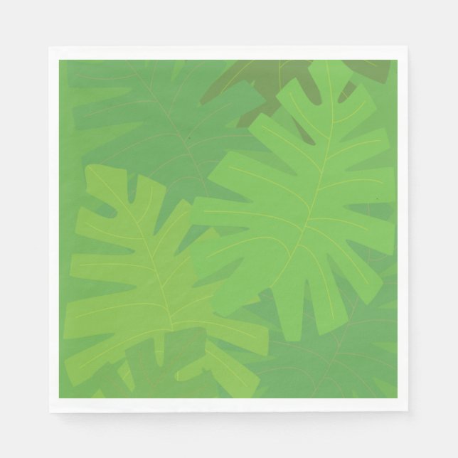 Jungle lövs pappersservett (Framsidan)
