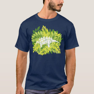 Jungle Origami Ankylosaurus T Shirt