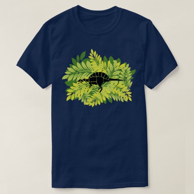 Jungle Origami Spinosaurus T Shirt (Design framsida)